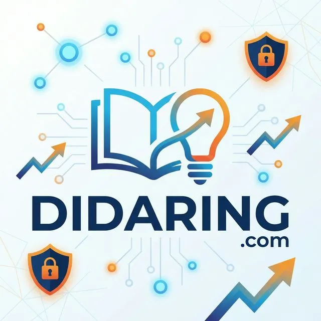 Ilustrasi tim DiDaring.id mengatur keamanan dan pemasaran